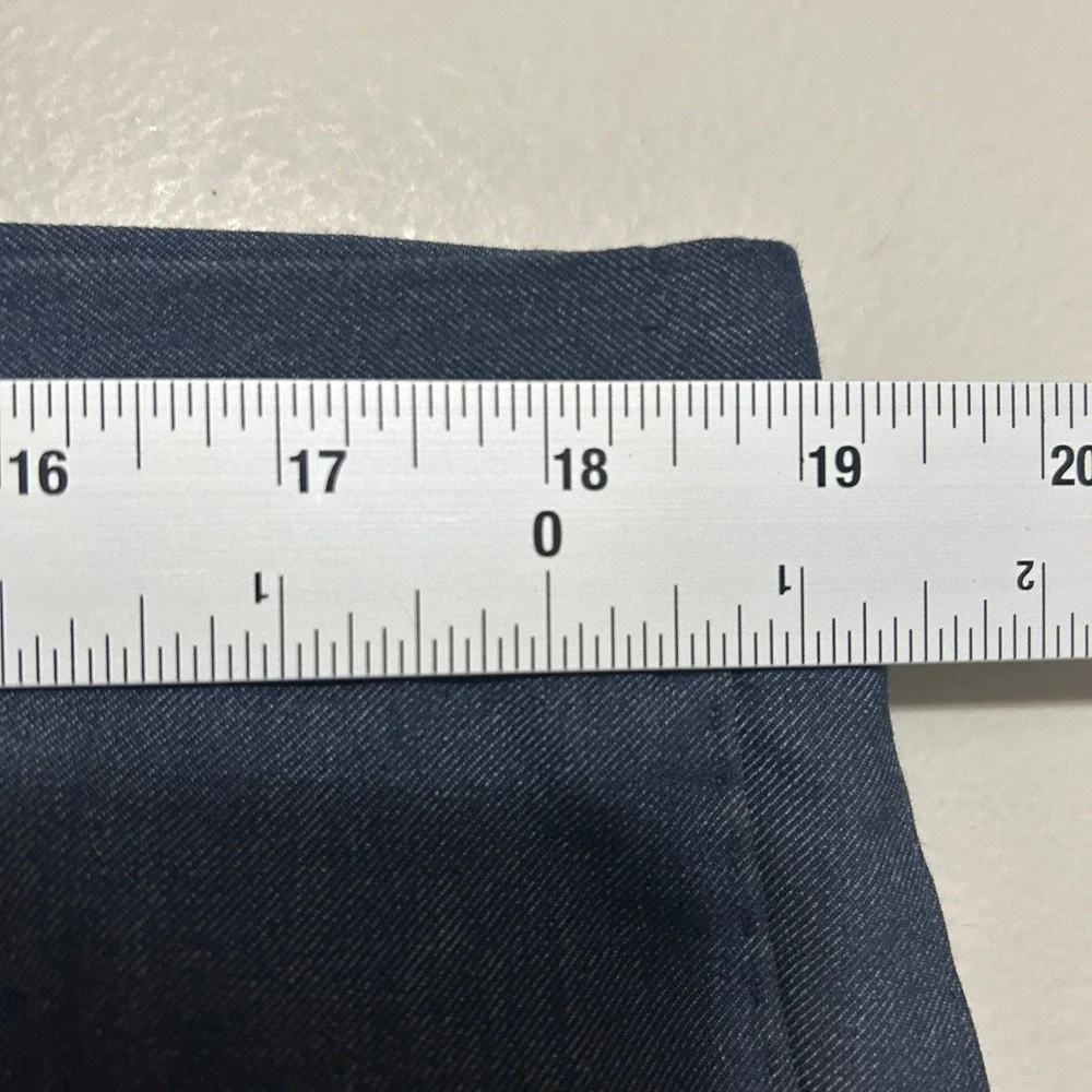 Banana Republic Trousers 38x29 Navy Blue Work Casual Tailored Performance Pants